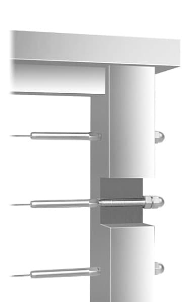 Stainless steel cable fixture