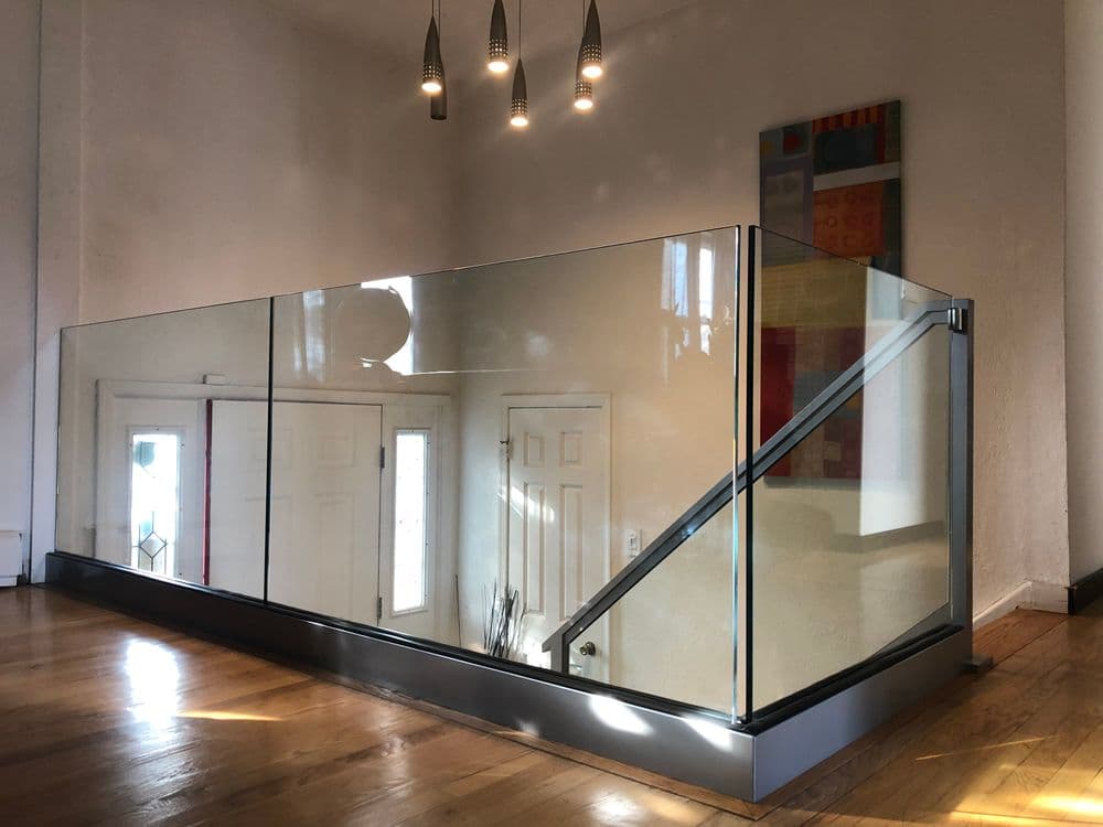 Channel Mounted Glass Railings